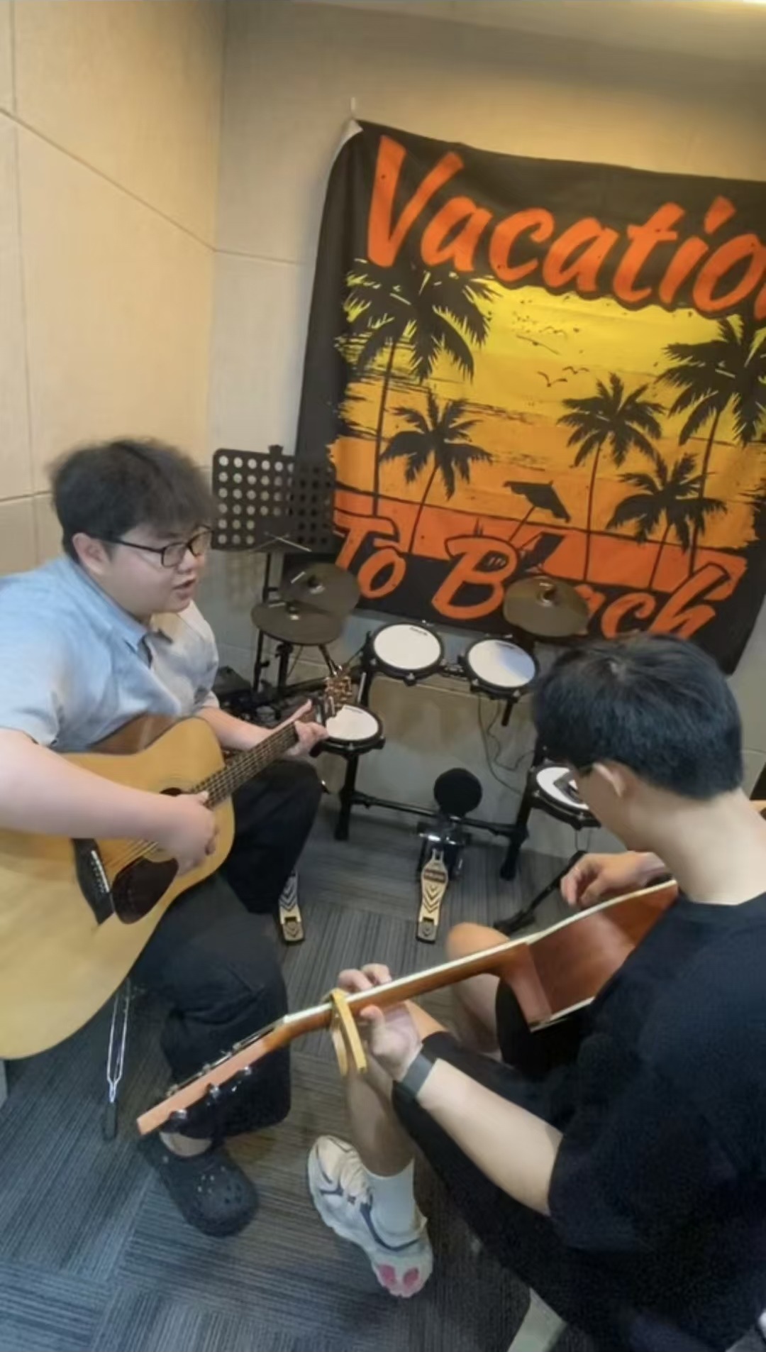 吉他一对一上课实拍